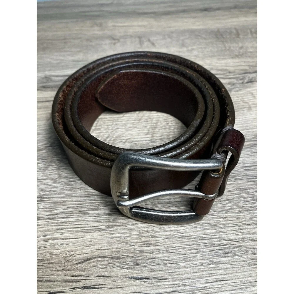 GAP Vintage Brown Genuine Leather Belt Size 36